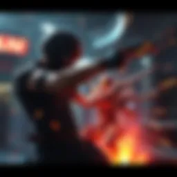 A character battling with incomplete lighting effects during the Fury fight in Delta