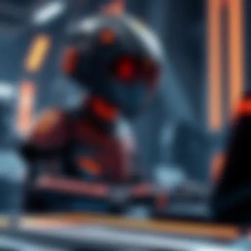 A fusion droid working on integrating recipes for better player strategies in a game