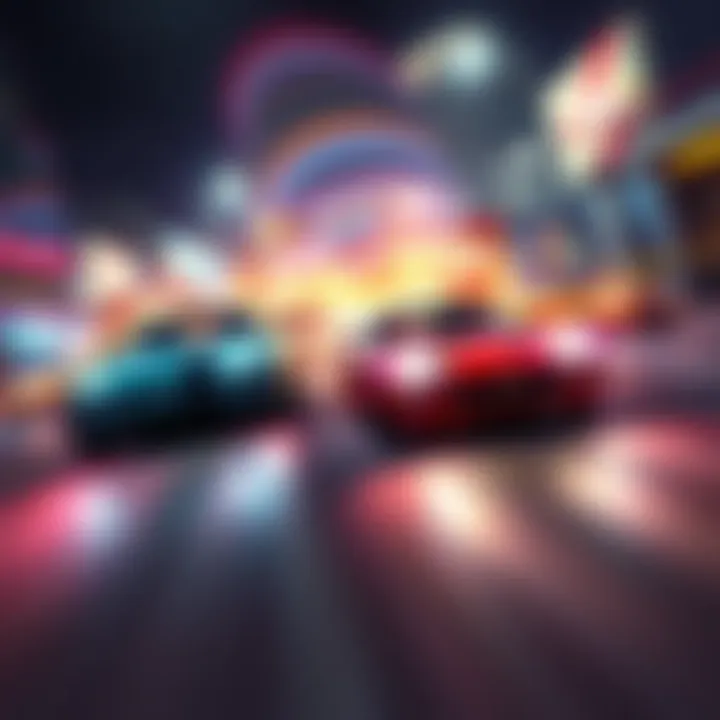 Exciting Fusion Fix Trailer Scene A fast-paced action scene from the Fusion Fix trailer in Grand Theft Auto IV, featuring cars racing and intense gameplay moments.