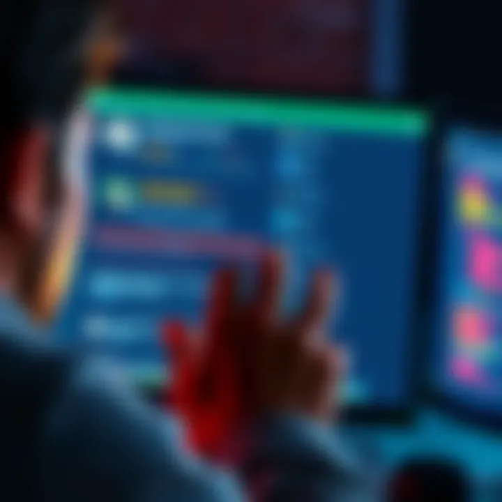 A person looking at a computer screen with G2A seller reviews, showing negative feedback and a worried expression.