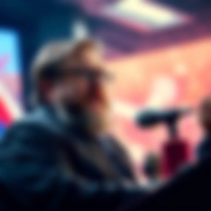 Gabe Newell speaking at a press conference Gabe Newell addresses media regarding Steam and monopoly claims