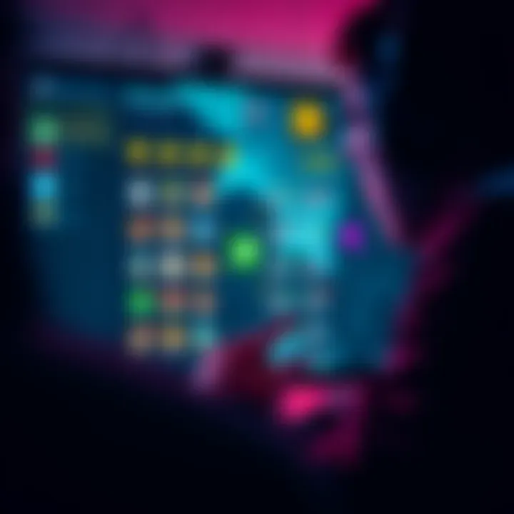 A player focused on a screen with achievement icons and a checklist, highlighting strategies for game completion.