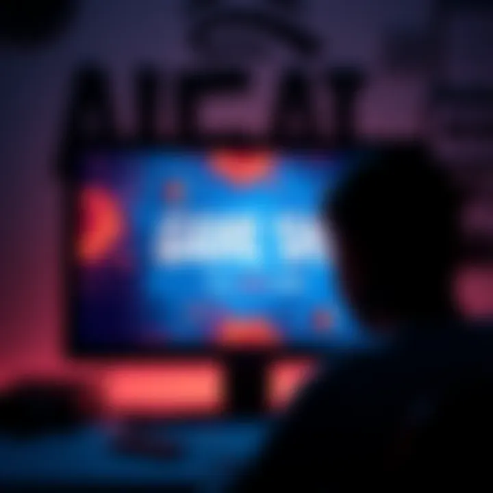 A computer screen showing a game crash after shader loading with a frustrated player in the background.