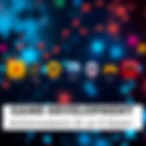 A visual representation showing six video game icons arranged along a timeline spanning nine years, symbolizing rapid game development.