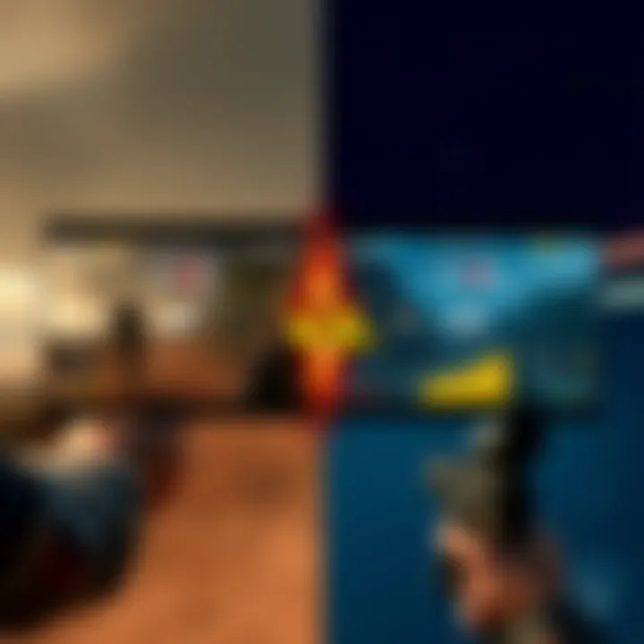 A side-by-side comparison of Hard 2 and Survival 2 game modes, showing gameplay screenshots and player stats.