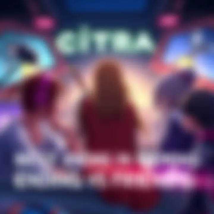 Graphic showing characters debating between Citra's ending and saving friends in a video game