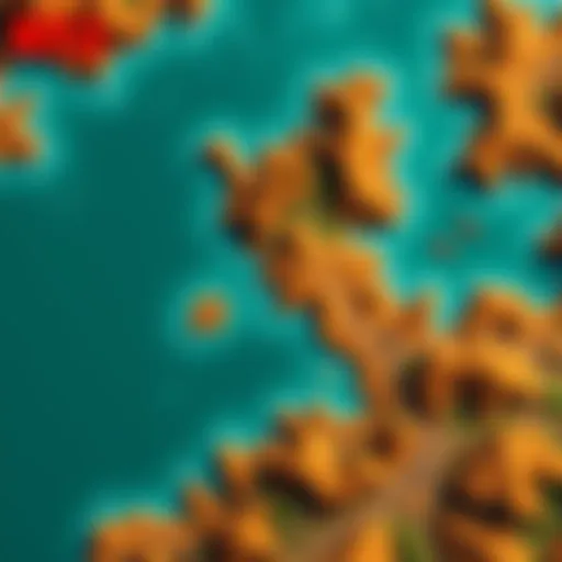 A corner of the game map with no hooks visible, illustrating the struggle of survivors to be rescued.