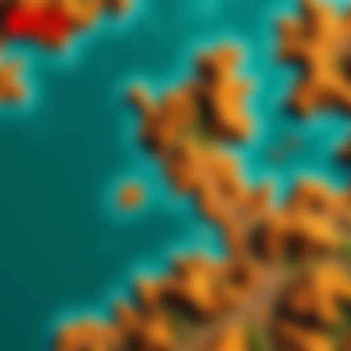A corner of the game map with no hooks visible, illustrating the struggle of survivors to be rescued.