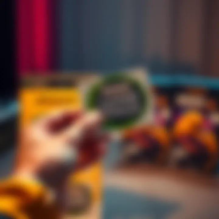 A person holding a Game Pass code card with Amazon packaging in the background, illustrating the connection between Game Pass codes and subscriptions.