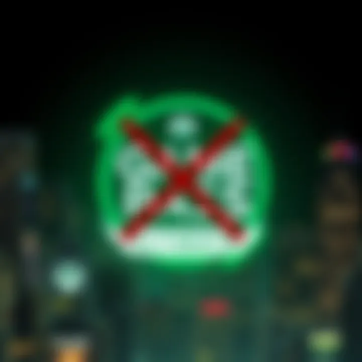 Game Pass Ultimate logo featuring a symbol of Call of Duty with a red cross over it, representing the recent removal of the game from the service.