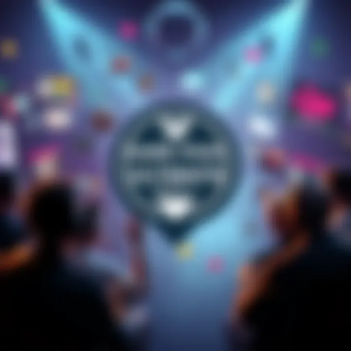 A graphic showing the Game Pass Ultimate logo with a downward arrow to indicate a price drop, surrounded by excited gamers discussing the impact on Xbox gaming.