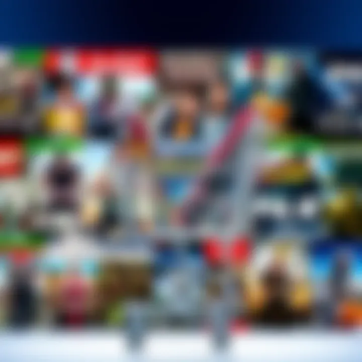 Game Speculation for Prime Day 2025 A collage of popular video game covers with a shopping cart overlay, representing the upcoming Prime Day event in 2025