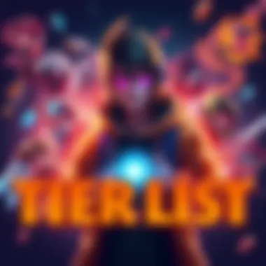 A player showcases their tier list ranking characters and elements from the game after achieving 100% completion.