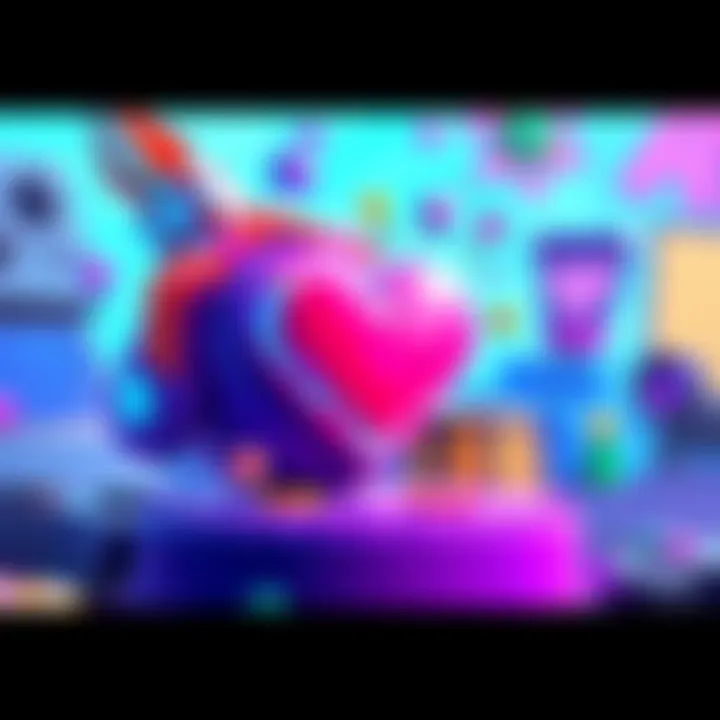 Game Art Request A call for artists to create colorful sprites and tile sheets for a birthday game project, featuring a heart and gaming elements.