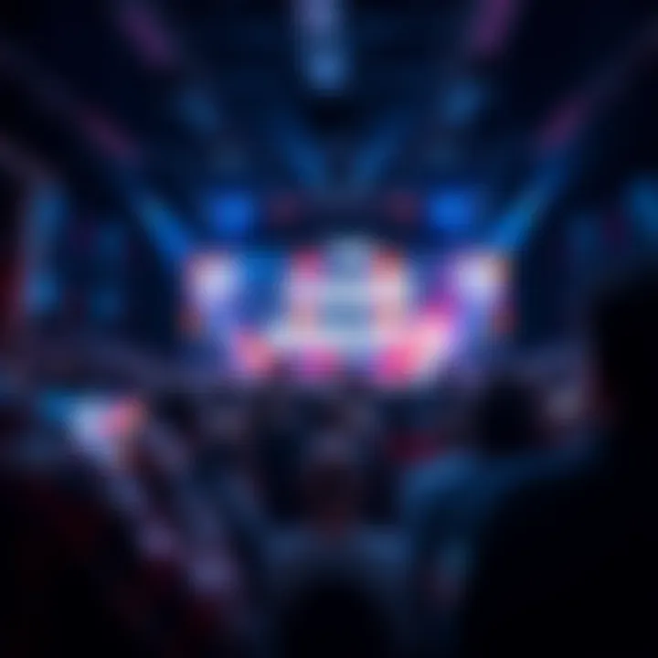 The Game Awards 2025 Viewing Experience A crowd of enthusiastic gamers watching The Game Awards on screen, with a hidden live chat feature in the foreground