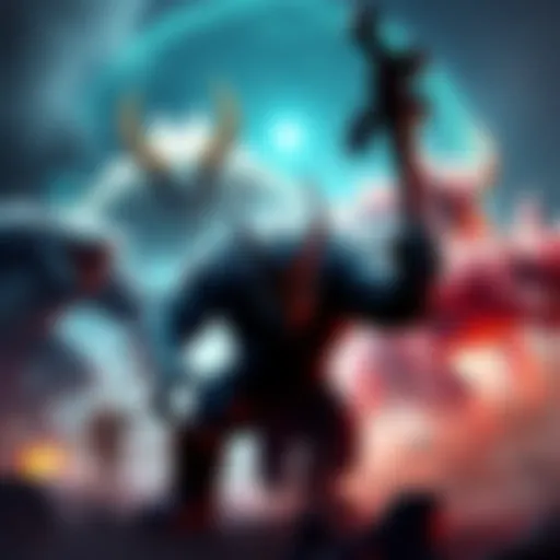 Five different game bosses showcasing their unique abilities in a challenging environment