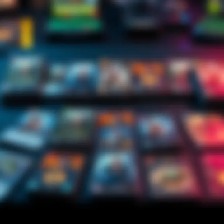 A collection of game cards laid out on a table, some showing different designs and others remaining unchanged since their launch, highlighting card stability in gaming.