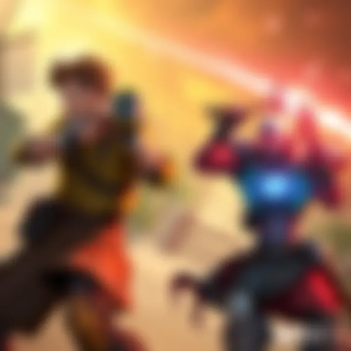 A Light class character wields a Sledgehammer while a Heavy class character uses a Heal Beam, showcasing potential class changes in a game environment.