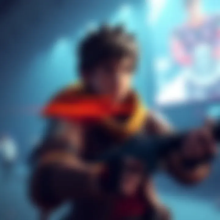 A character in a game is shown misaligned to the left side of the screen, displaying a glitch in gameplay.