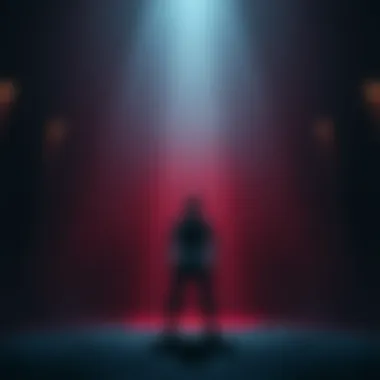 A game character standing in a dark environment with low visibility, showing lighting issues after a recent update.