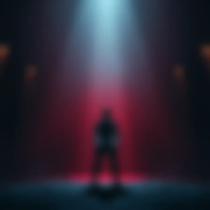 A game character standing in a dark environment with low visibility, showing lighting issues after a recent update.