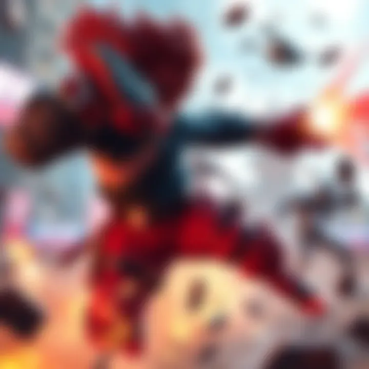 Game Character Fighting A game character battling in an action-packed scene, with vibrant graphics and intense gameplay elements, symbolizing a potential game revival.