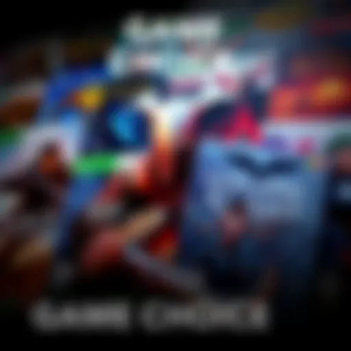 Game Choices A selection of popular video game covers including Hollow Knight and God of War arranged together, showing diverse gaming styles.