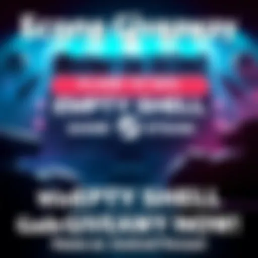 Game Code Giveaway Announcement An eye-catching graphic promoting the EMPTY SHELL Steam game code giveaway, featuring gaming elements and a call to action to enter by naming an admired person.