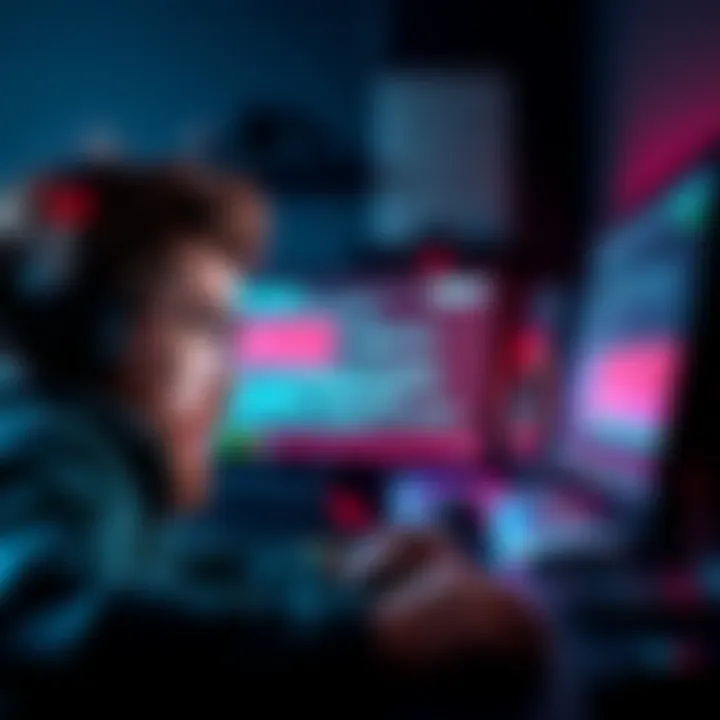 Game Companies vs. Hackers A gamer looking frustrated with a computer showing error messages from cheating software
