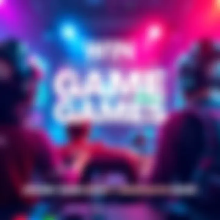 A colorful graphic inviting gamers to share their favorite games for a chance to win exciting prizes