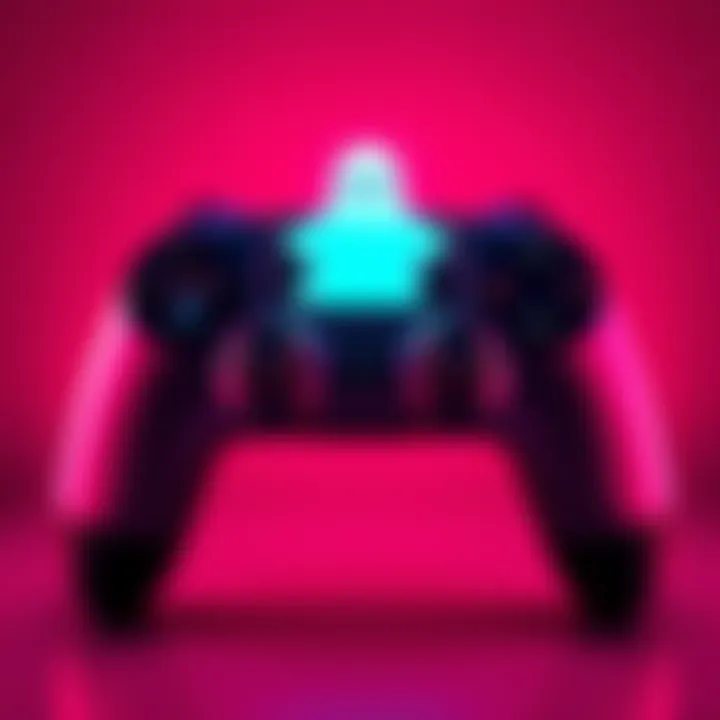 A game controller featuring a ghost icon, symbolizing ghost mode in gaming.