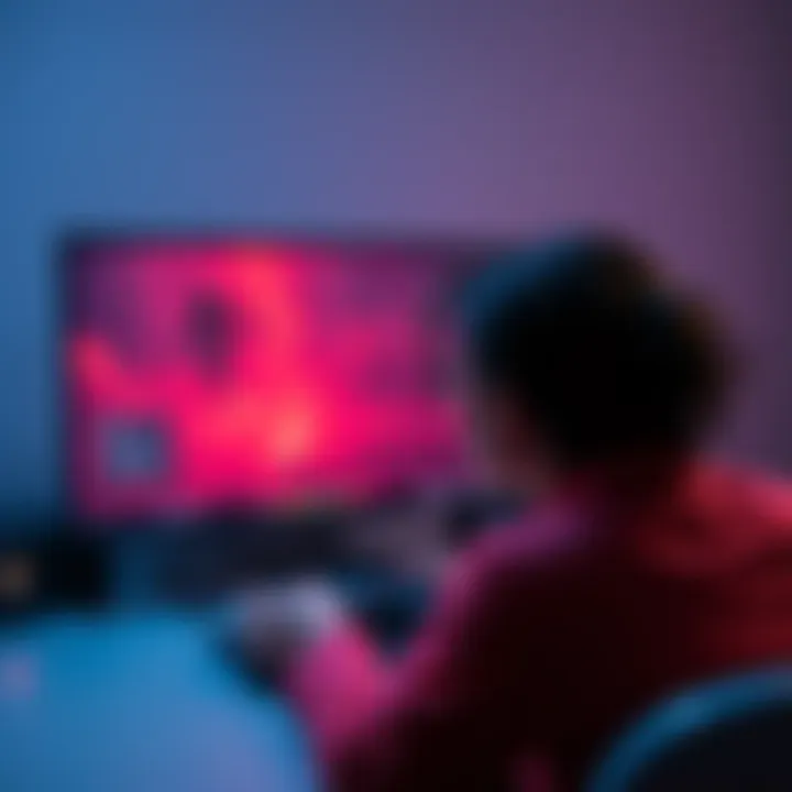 A gamer frustrated as their game crashes while trying to join a co-op session with friends, showing a computer screen with an error message.