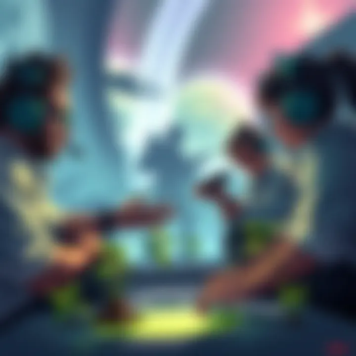 Players discussing the close placement of Vestige Seedlings to existing Vestiges in a game setting