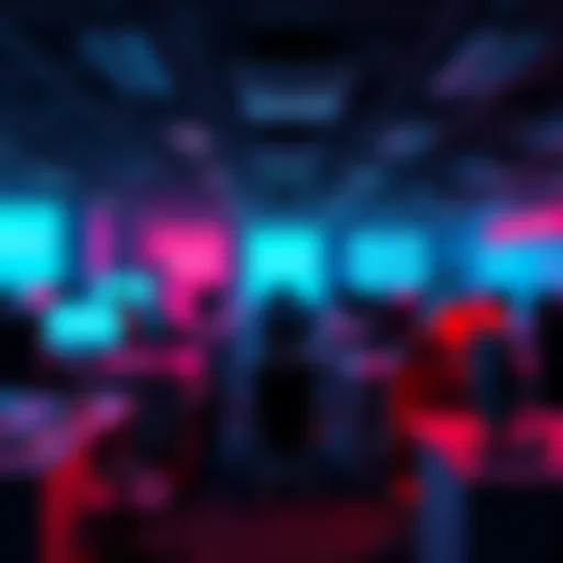 Empty desks and chairs in a game developer's office after the sudden shutdown, showing the aftermath of layoffs affecting 210 employees.