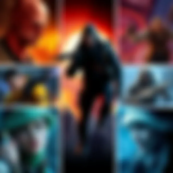 A collage showing various gameplay elements of a new game DLC, including a vault hunter and additional quests, highlighting the rich content available beyond the main quest.