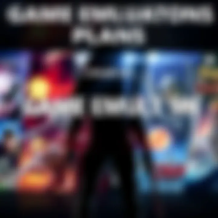 Game Emulation Plans A collage of iconic game covers including inFAMOUS, Killzone, and The Legend of Zelda showcasing the plans for emulation