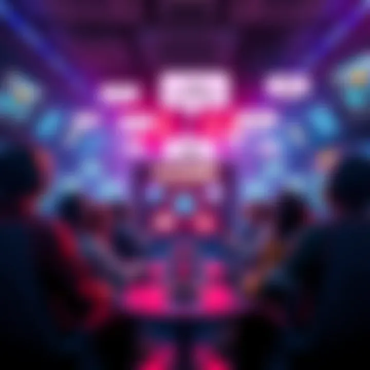 A group of players discussing game exploits in an online forum setting, with dialogue bubbles showcasing tips and tricks.