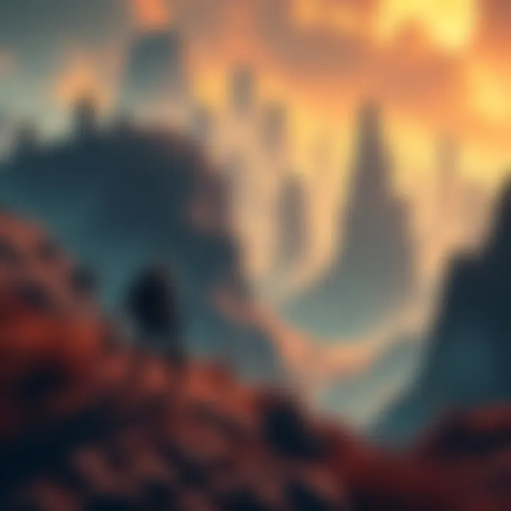 A gamer exploring a stylized, atmospheric world with challenging terrain, reminiscent of games like Hollow Knight and Dark Souls.