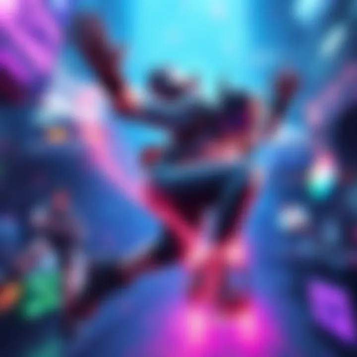 Game Frame Highlights A gaming character executing an impressive flip showing dynamic motion and vibrant visuals.