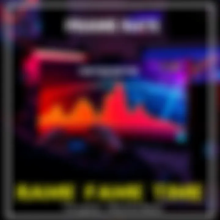 A gaming setup showing a monitor displaying a frame time graph with smooth transitions, while a gamer is focused on gameplay.