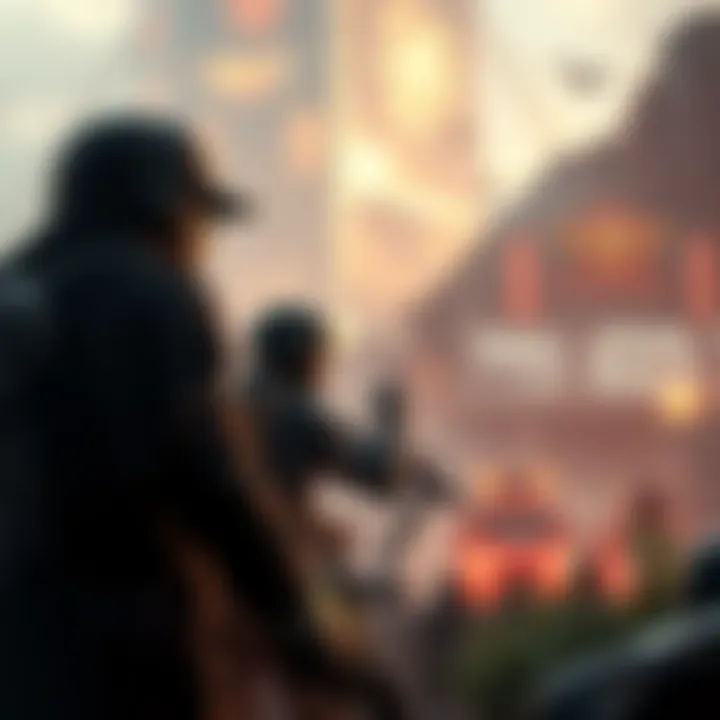 A scene depicting the final moments of a beloved game, showing characters and key elements that signify closure in the storyline.