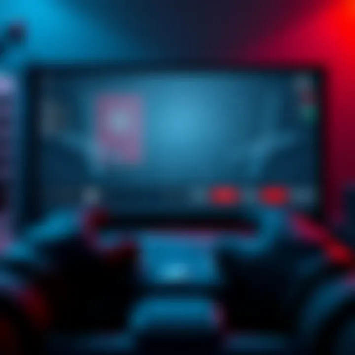 A game screen showing a frozen interface while a player attempts to select a custom weapon, with unresponsive controls.