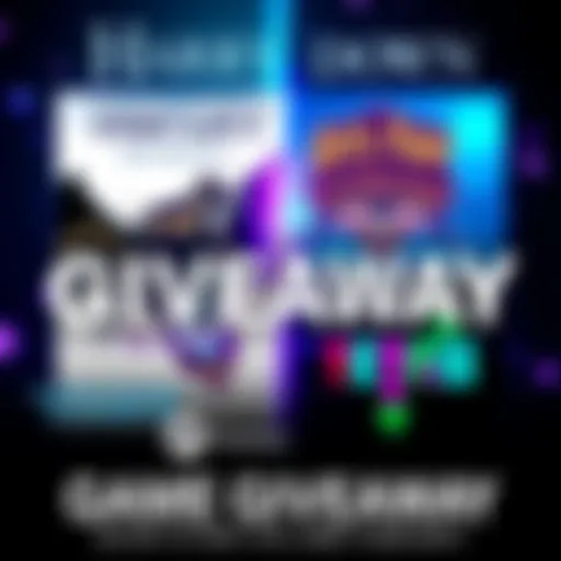 Game Giveaway Announcement A colorful graphic featuring the logos of Far Cry Primal, Harry Potter Quidditch Champions, Horizon Chase 2, and Tetris Forever along with a text inviting people to enter a giveaway.