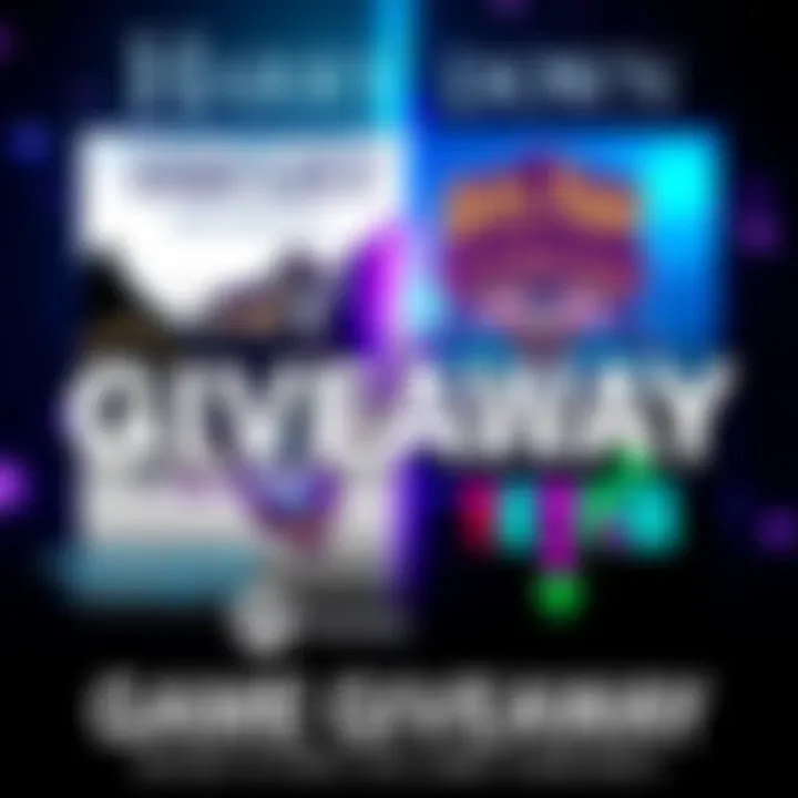 Game Giveaway Announcement A colorful graphic featuring the logos of Far Cry Primal, Harry Potter Quidditch Champions, Horizon Chase 2, and Tetris Forever along with a text inviting people to enter a giveaway.