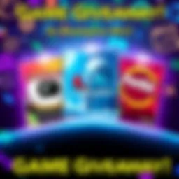 Game Giveaway Announcement A colorful graphic showcasing three game titles: Viewfinder, ILA: A Frosty Glide, and Parallel Experiment with a background of gaming icons.