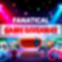 A colorful graphic showing video game covers with a giveaway announcement and instructions to comment for a chance to win.