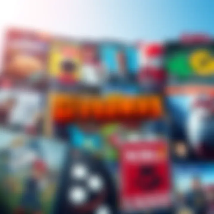 A colorful selection of video game covers showcasing popular titles with a 'Giveaway' tag overlaid on the image.