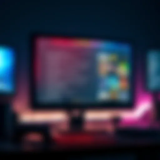 A computer screen displaying a list of reliable websites for downloading game ISO files alongside classic game images