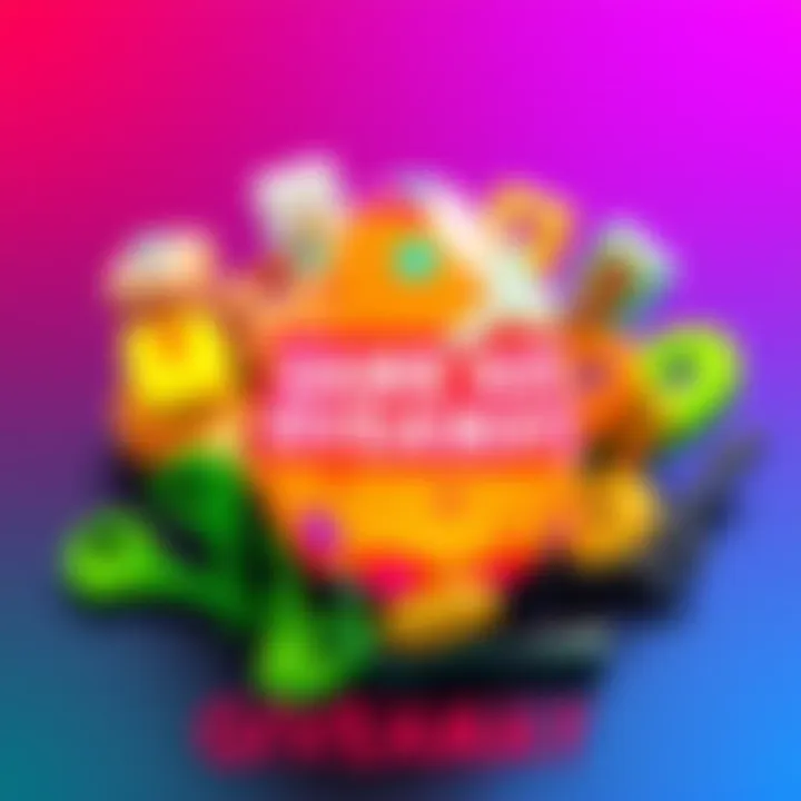 A colorful egg with game keys around it, symbolizing a giveaway event