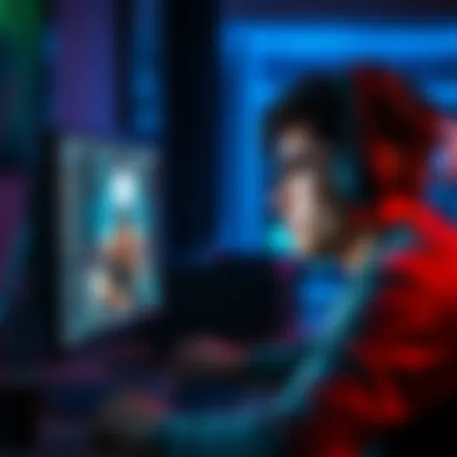 Person looking frustrated at a computer screen with a game that won't start